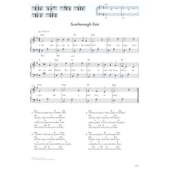 Schott Fetenbuch Klavier XXL
