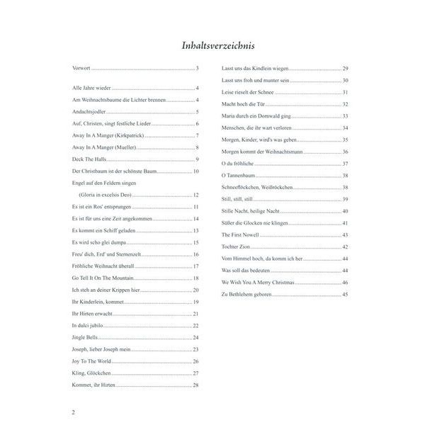 Schott 45 Weihnachtsliedklassiker