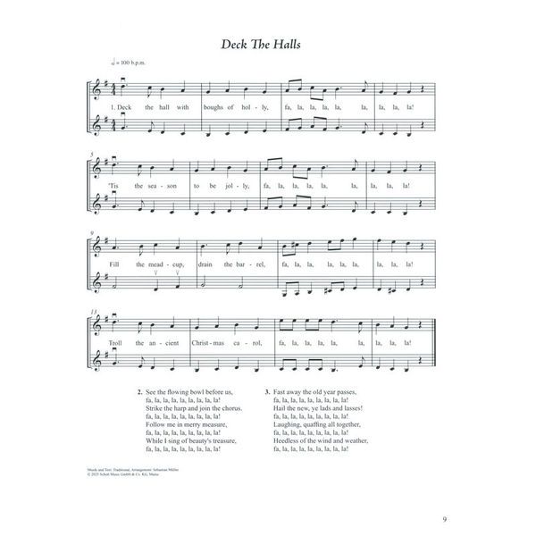 Schott 45 Weihnachtsliedklassiker