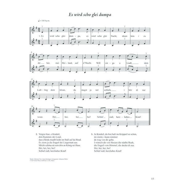 Schott 45 Weihnachtsliedklassiker