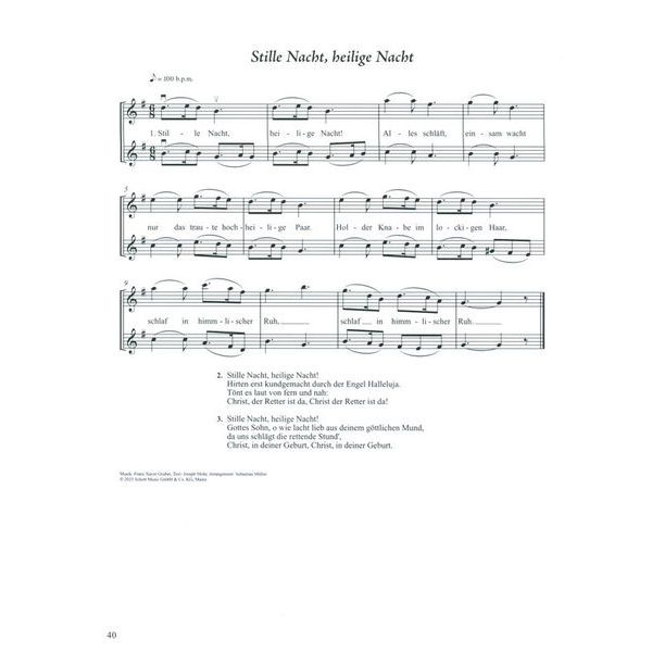 Schott 45 Weihnachtsliedklassiker