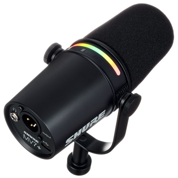Shure MV7 Plus Broadcast Arm Bundle