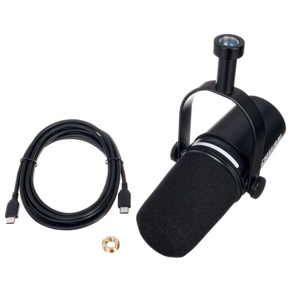 Shure MV7 Plus Broadcast Arm Bundle