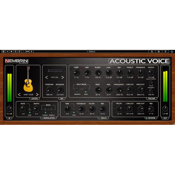 Nembrini Audio Acoustic Voice Guitar Preamp