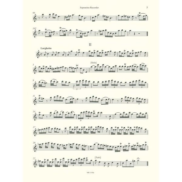 Breitkopf & Härtel Vivaldi Concerto a-moll RV 445