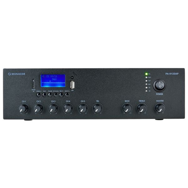 Monacor WALL-08T/WS PA-812DAP Bundle