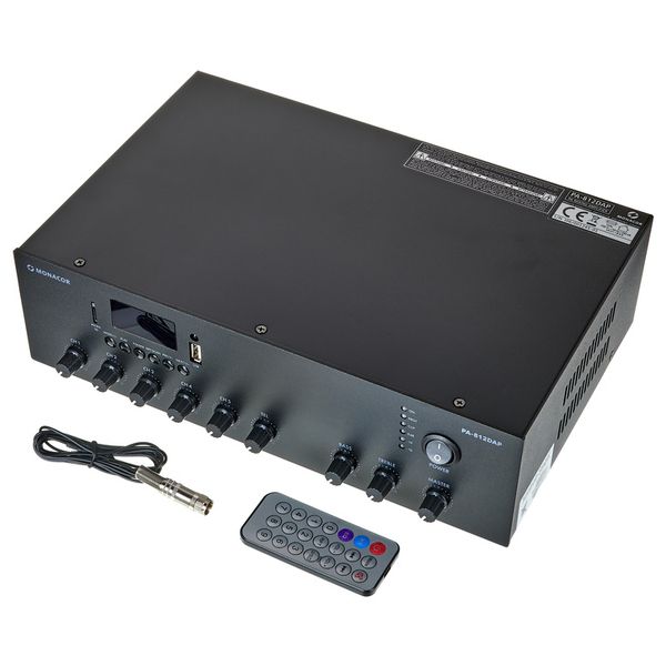 Monacor WALL-08T/WS PA-812DAP Bundle