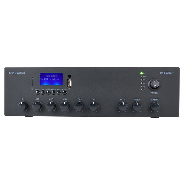 Monacor 2x EDL-28 PA-803DAP Bundle