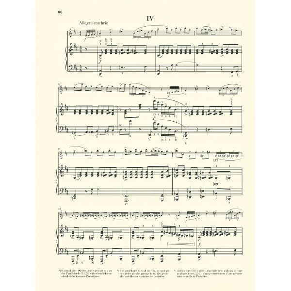 Henle Verlag Prokofjew Flötensonate D-dur