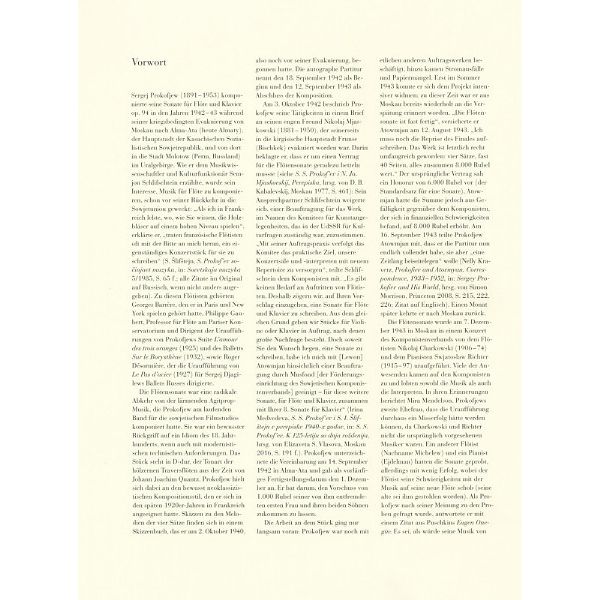 Henle Verlag Prokofjew Flötensonate D-dur