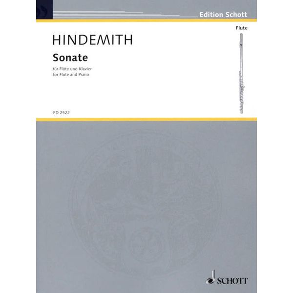 Schott Hindemith Sonate Querflöte