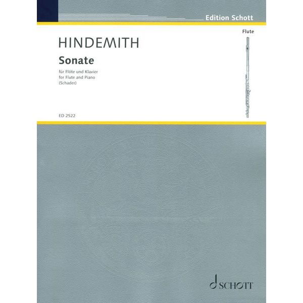 Schott Hindemith Sonate Querflöte