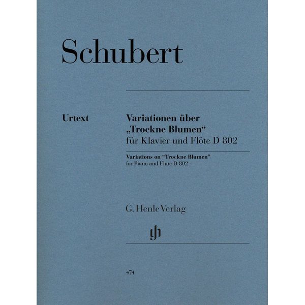 Henle Verlag Schubert Trockne Blumen