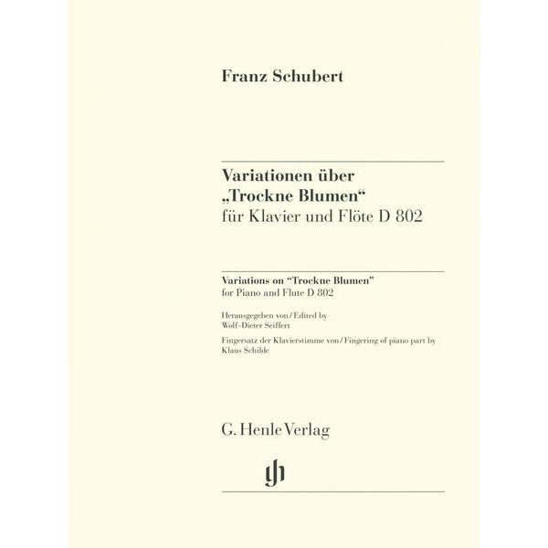 Henle Verlag Schubert Trockne Blumen
