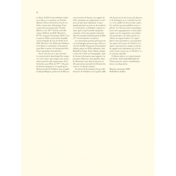 Henle Verlag Schubert Trockne Blumen