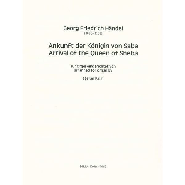 Verlag Dohr Händel Ankunft der Königin