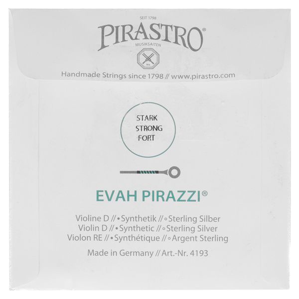 Pirastro Evah Pirazzi D Violin 4/4 Str.