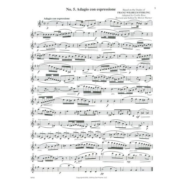 Carl Fischer 32 Rose Etudes