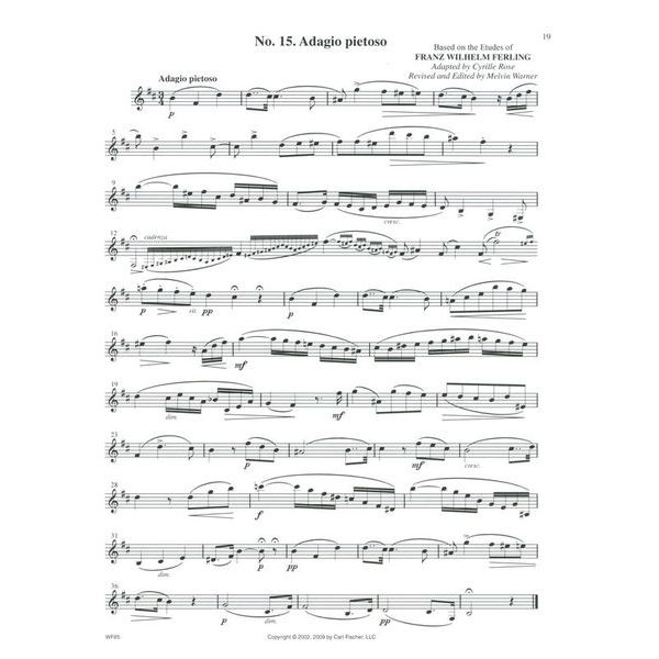 Carl Fischer 32 Rose Etudes