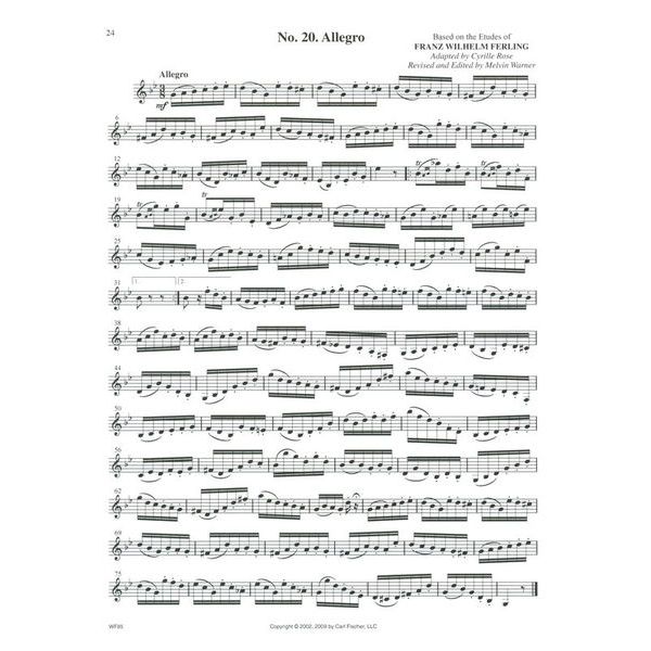 Carl Fischer 32 Rose Etudes
