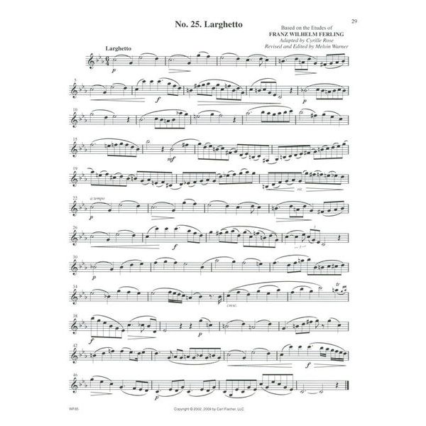 Carl Fischer 32 Rose Etudes