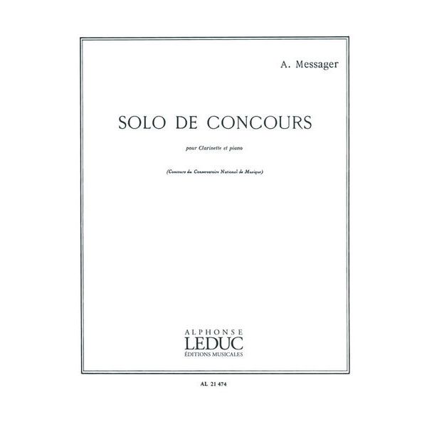 Alphonse Leduc Messager Solo de Concours