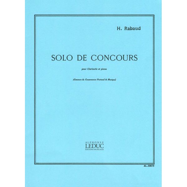 Alphonse Leduc Rabaud Solo De Concours