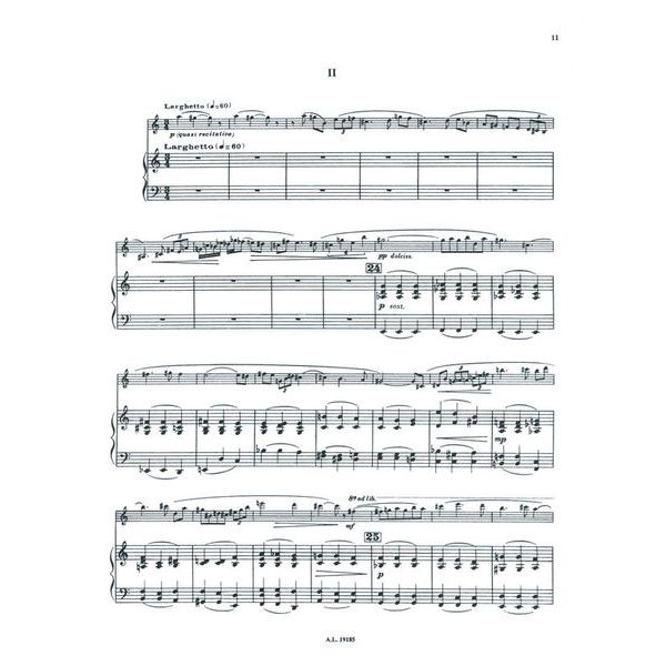 Alphonse Leduc Ibert Concertino da camera