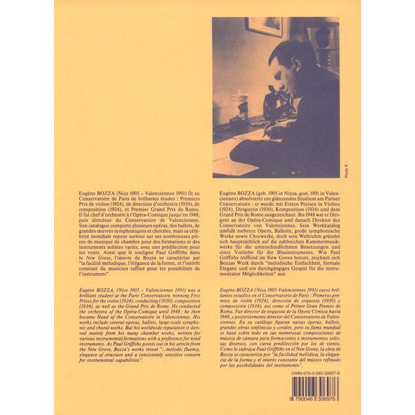 Alphonse Leduc Bozza Aria