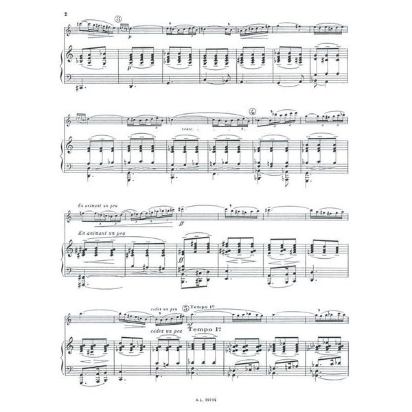 Alphonse Leduc Bozza Aria