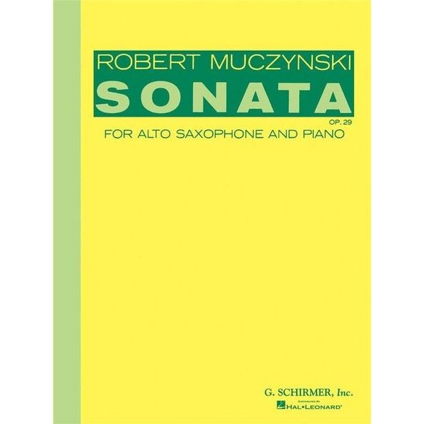 G. Schirmer Muczynski Sonata op. 29