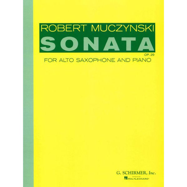 G. Schirmer Muczynski Sonata op. 29