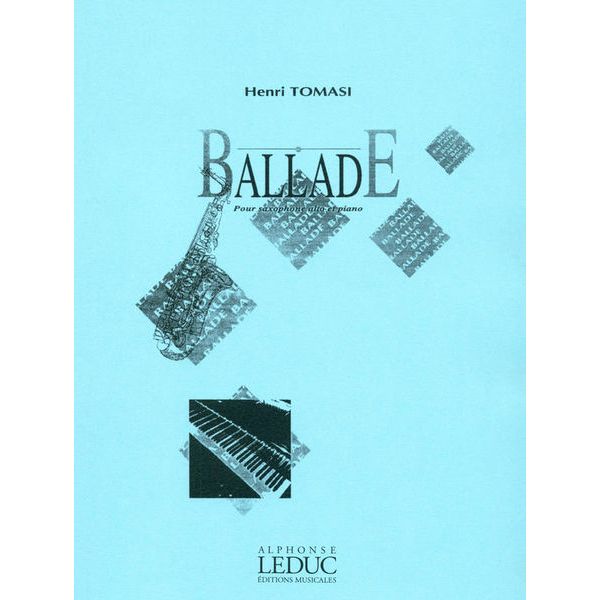 Alphonse Leduc Tomasi Ballade