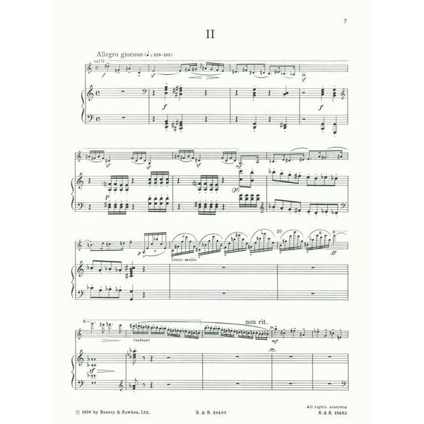 Boosey & Hawkes Bartok Violinkonzert Nr. 1