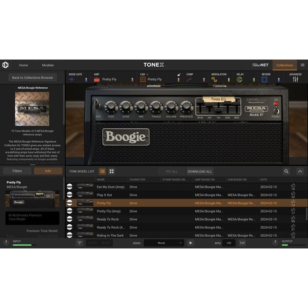 IK Multimedia TONEX MESA/Boogie Reference