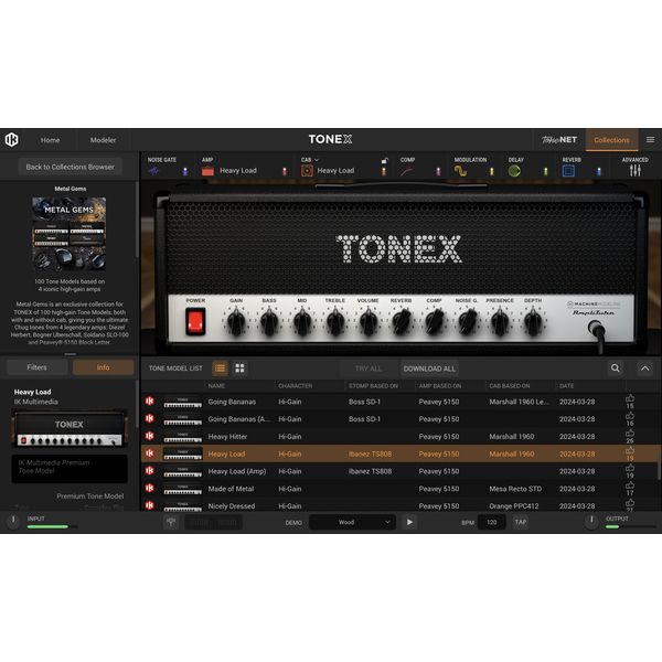 IK Multimedia TONEX Metal Gems