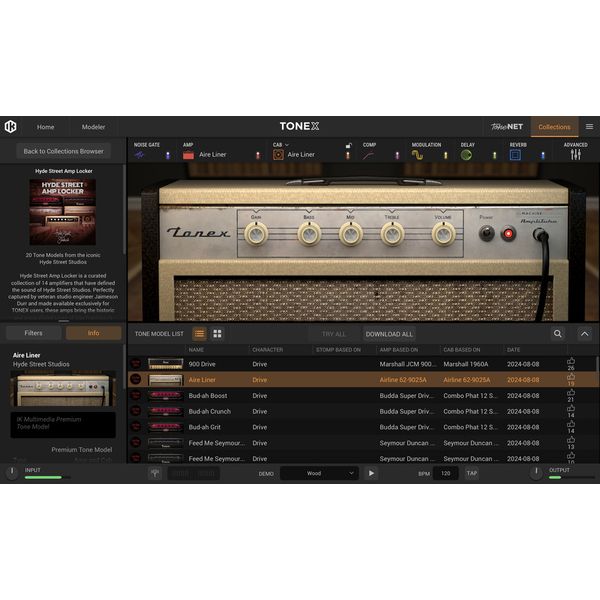 IK Multimedia TONEX Hyde Street Amp Locker