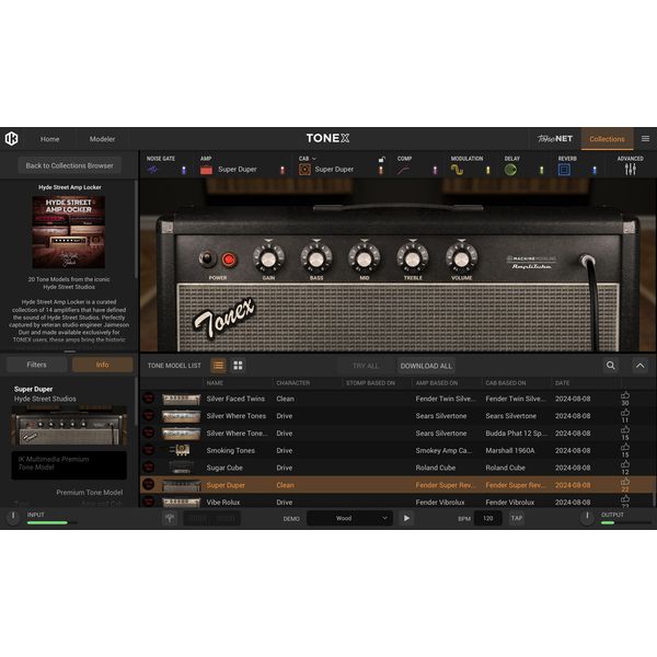 IK Multimedia TONEX Hyde Street Amp Locker