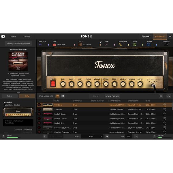 IK Multimedia TONEX Hyde Street Amp Locker