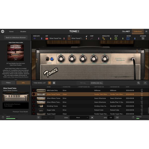 IK Multimedia TONEX Hyde Street Amp Locker