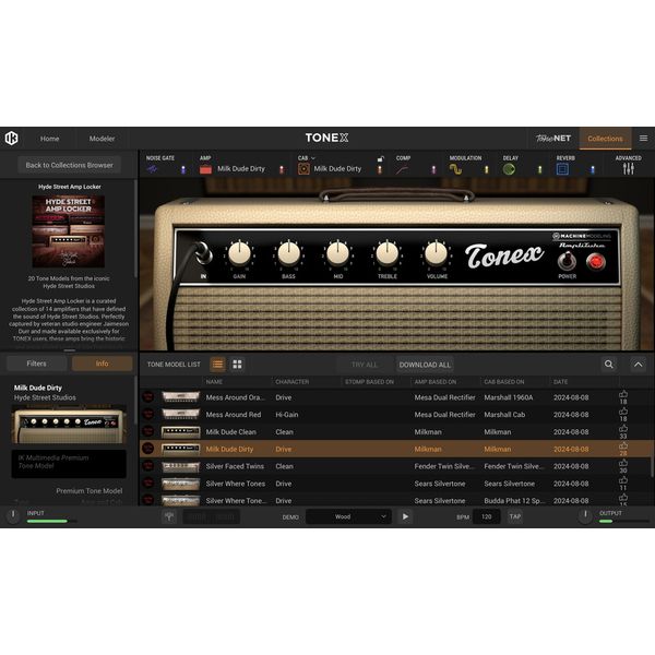 IK Multimedia TONEX Hyde Street Amp Locker