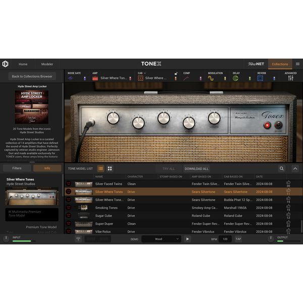 IK Multimedia TONEX Hyde Street Amp Locker