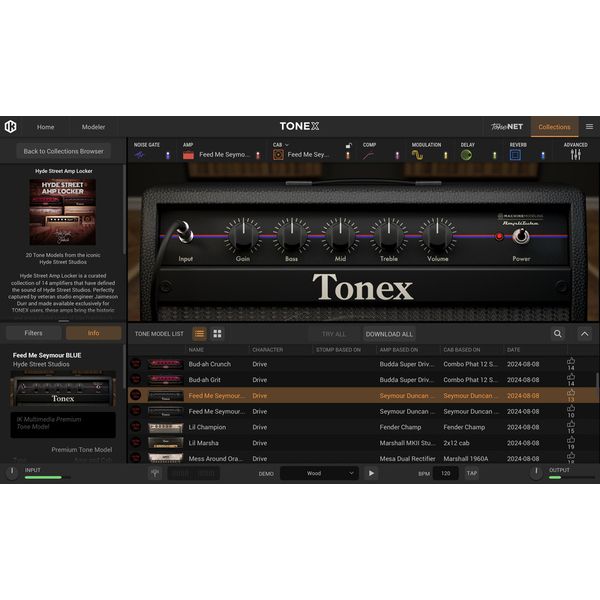 IK Multimedia TONEX Hyde Street Amp Locker