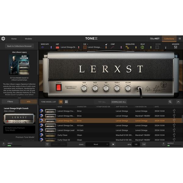 IK Multimedia TONEX Alex Lifeson Legacy