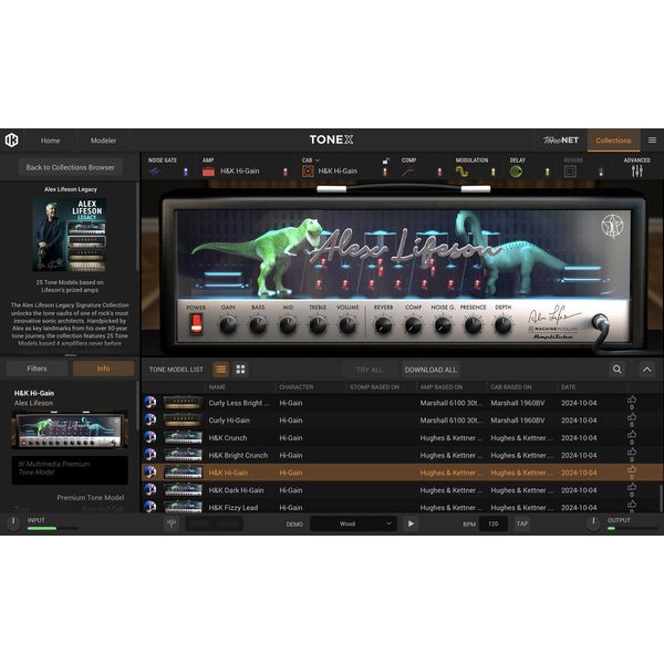 IK Multimedia TONEX Alex Lifeson Legacy