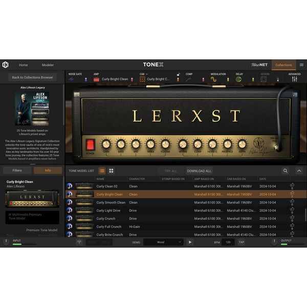 IK Multimedia TONEX Alex Lifeson Legacy