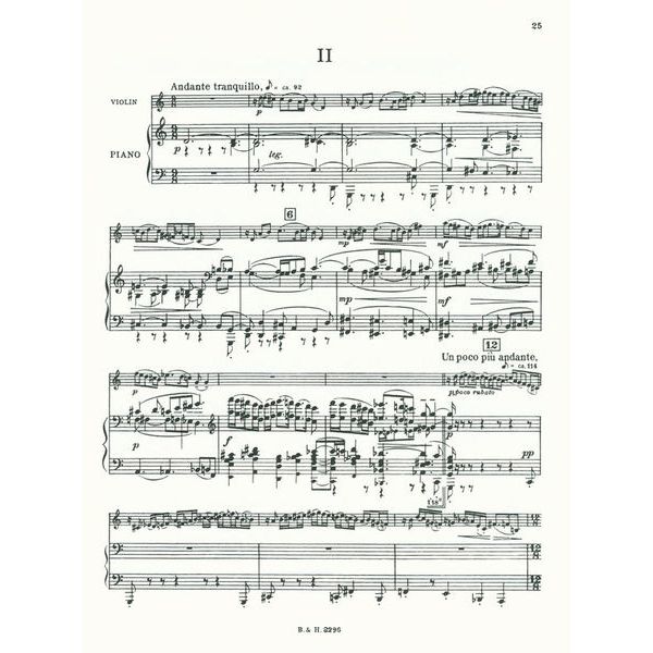Boosey & Hawkes Bartok Violinkonzert Nr. 2