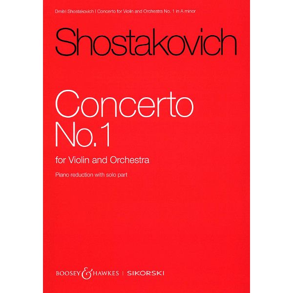 Sikorski Musikverlage Schostakowitsch Concerto No. 1