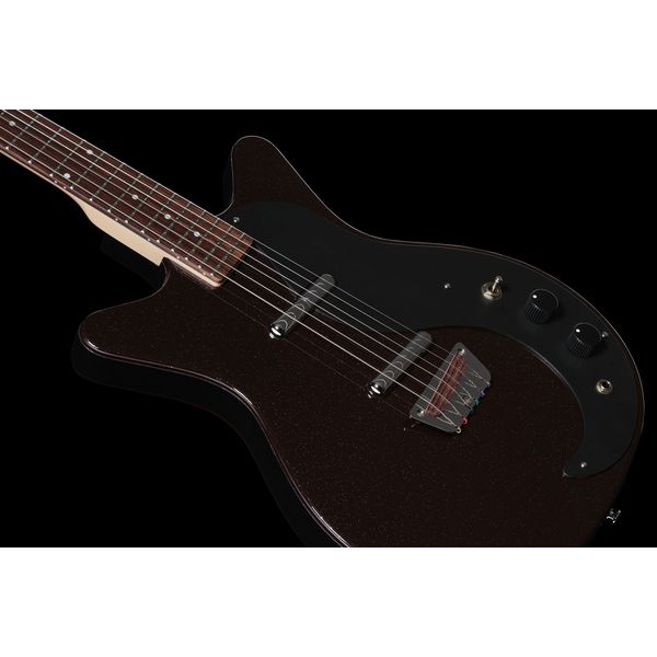 Danelectro Classic 59 Maroon Silver Glitt
