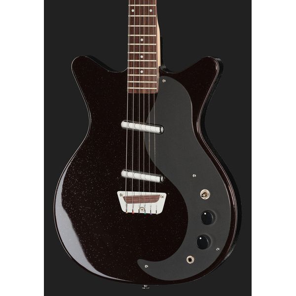 Danelectro Classic 59 Maroon Silver Glitt